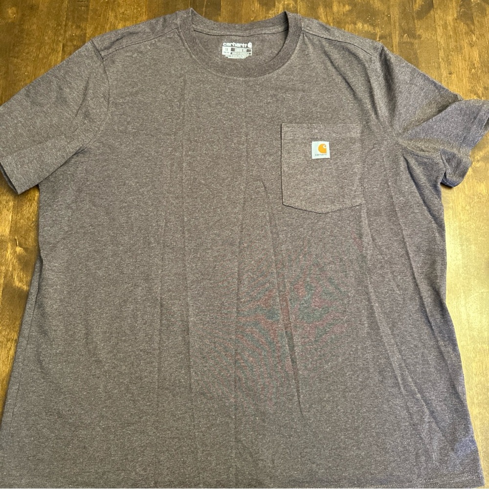 Carhartt 1X (16W-18W) Tee Shirt Top Loose Fit Outdoor‎ Work Wear Comfy Rugged